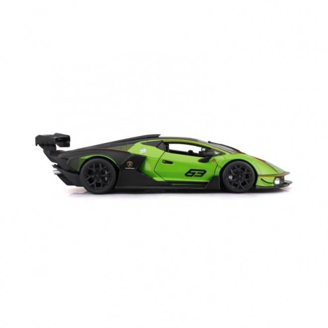 Bburago 1:24 Dirka Lamborghini Essenza SCV12 – Zelené