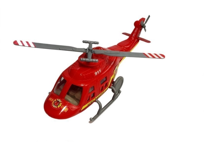 Helikoptéra se světly a zvuky