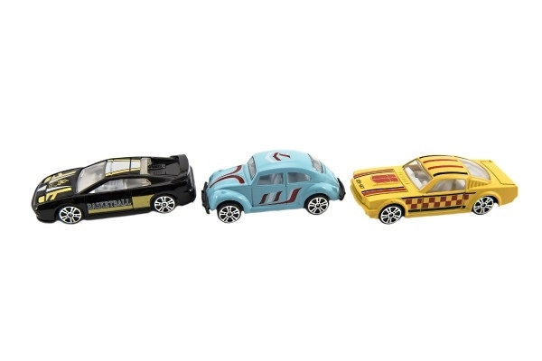 Kovové závodní auto 6 cm v krabičce