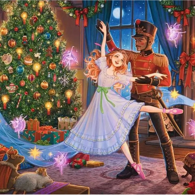 Puzzle RAVENSBURGER Louskáček a Baletka XXL 200 dílků