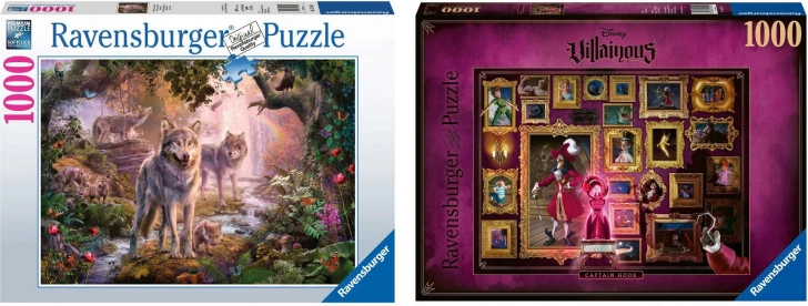 Ravensburger sada dvou puzzle 2×1000 dílků