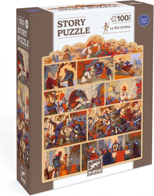 DJECO Příběhové Puzzle Král Artuš