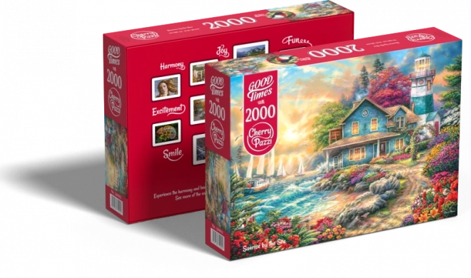 Puzzle Východ slunce u moře 2000 dílků