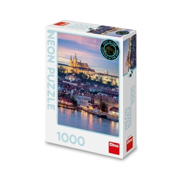 DINO Svítící puzzle Hradčany, Praha 1000 dílků