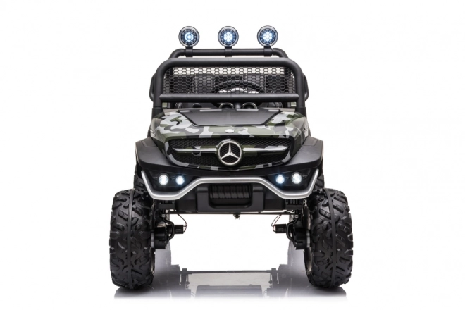 Dětské elektrické auto Unimog S v maskáčové barvě
