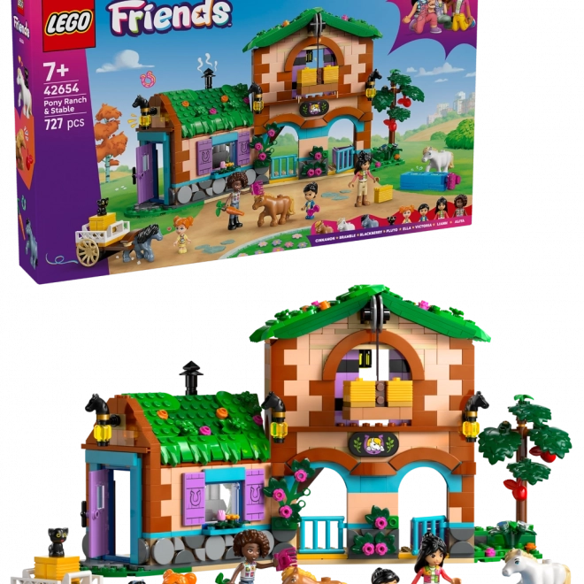 LEGO Friends Ranč s poníky a stájí