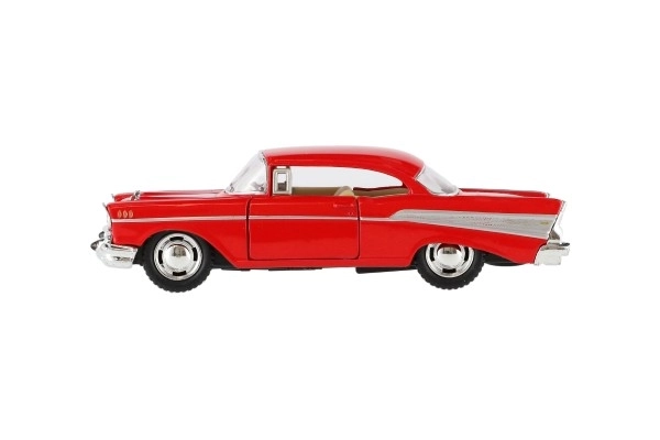 Auto Kinsmart 1957 Chevrolet Bel Air kov/plast 12cm 4 barvy na zpětné natažení 12ks v boxu