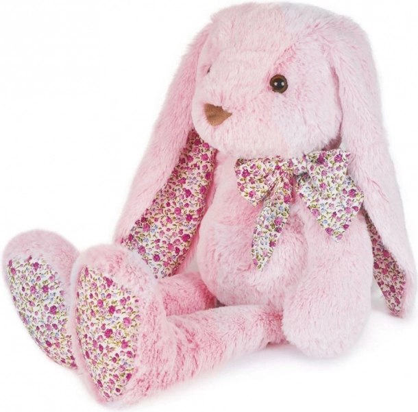 Doudou Plyšový růžový králíček 50 cm