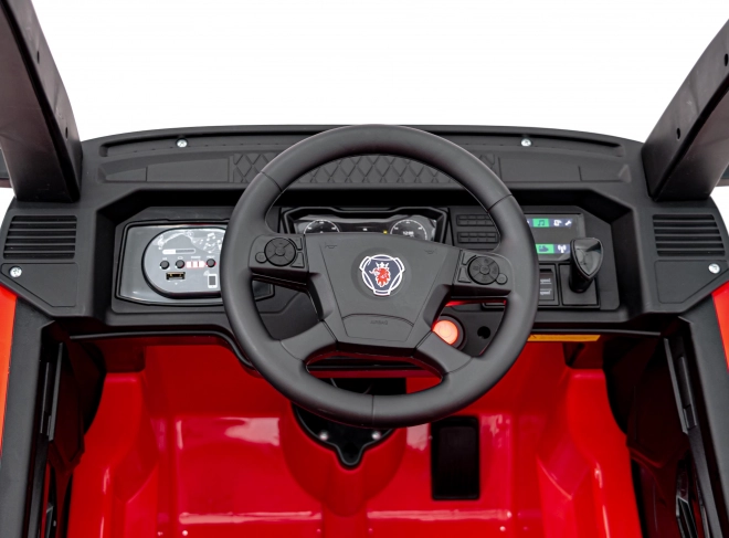 Dětský automobil Scania R-SERIE na baterie - Červená
