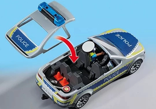 Policejní vůz PLAYMOBIL s efekty
