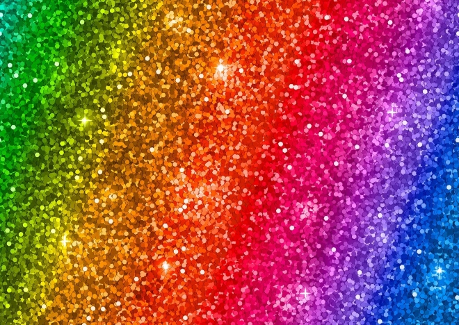 Barevný třpytivý gradient puzzle 1000 dílků