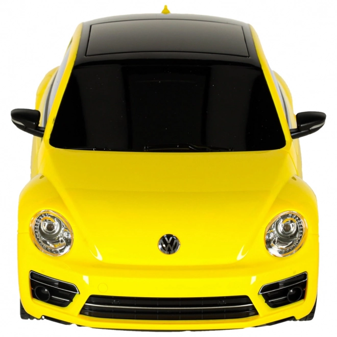 závodní model Volkswagen Beetle na dálkové ovládání - žlutý