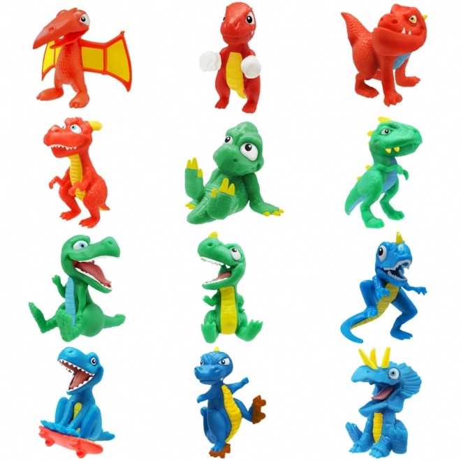Slimy s dinosaurem