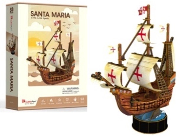 3D puzzle Loď Santa Maria od CubicFun