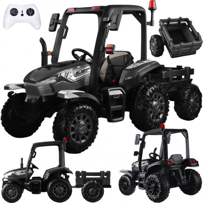 Velký dětský traktor s přívěsem a dálkovým ovládáním