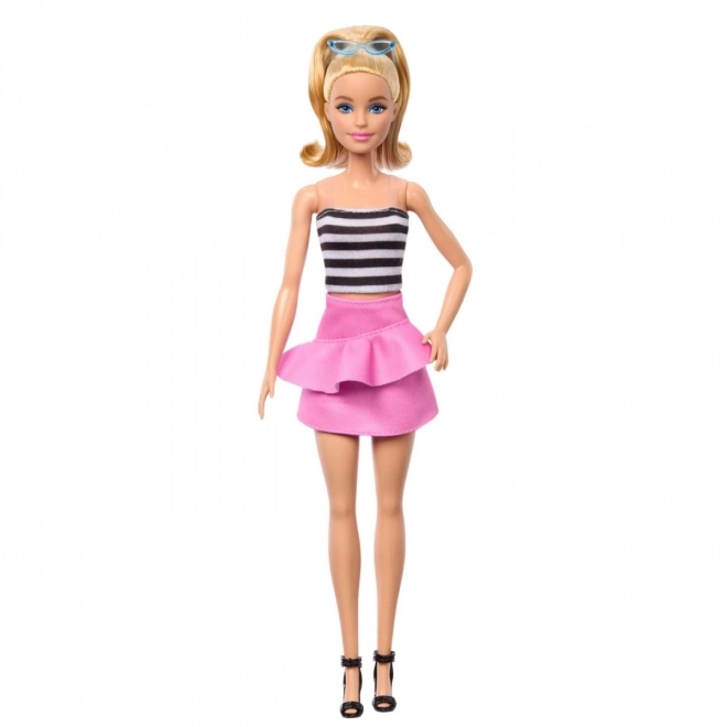 Barbie Fashionistas panenka v pruhovaném topu