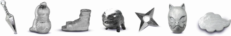 Kovové sběratelské figurky shinobi
