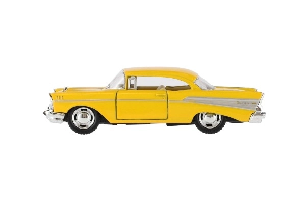 Auto Kinsmart 1957 Chevrolet Bel Air kov/plast 12cm 4 barvy na zpětné natažení 12ks v boxu