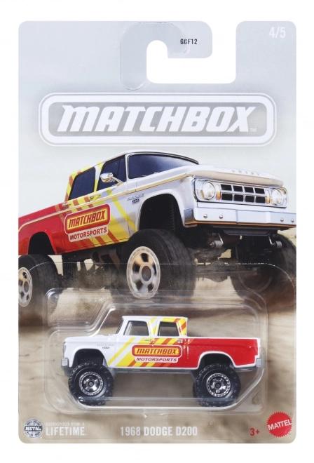 Tematický angličák Matchbox