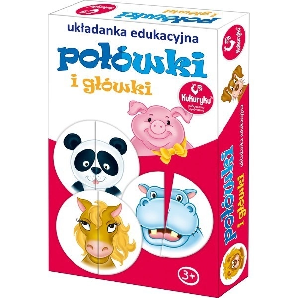 Veselá skládačka Połówki a główki pro děti