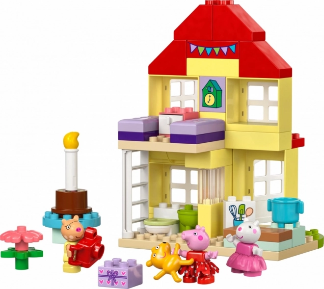 Kostky DUPLO Peppa Pig Narozeninový domek Peppy