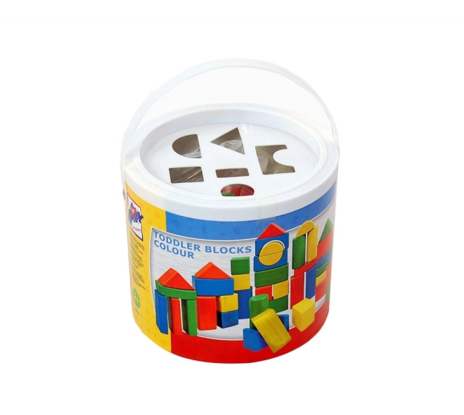Praktický kbelík s třídičem tvarů