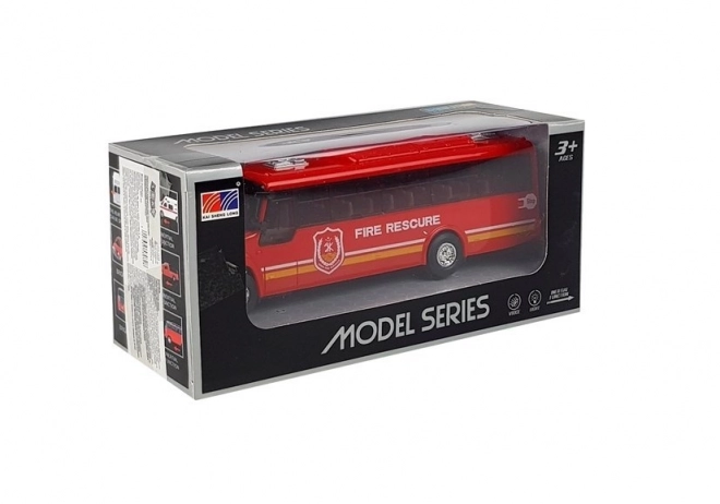 Model Hasičský autobus Světla červená
