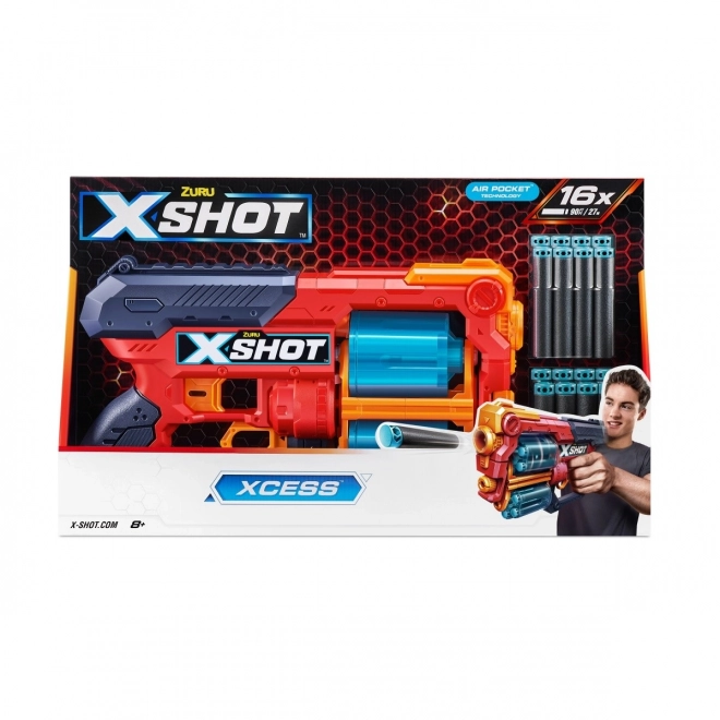 Wyrzutnia X-Shot Excel Xcess (16 šipek) oranžová