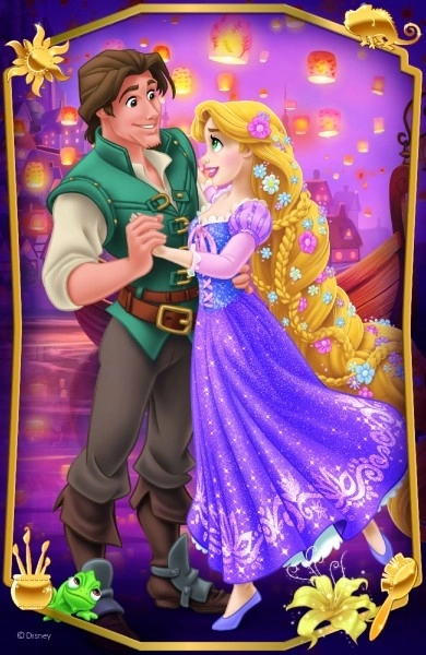 Minipuzzle Krásné princezny/Disney Princess 54 dílků