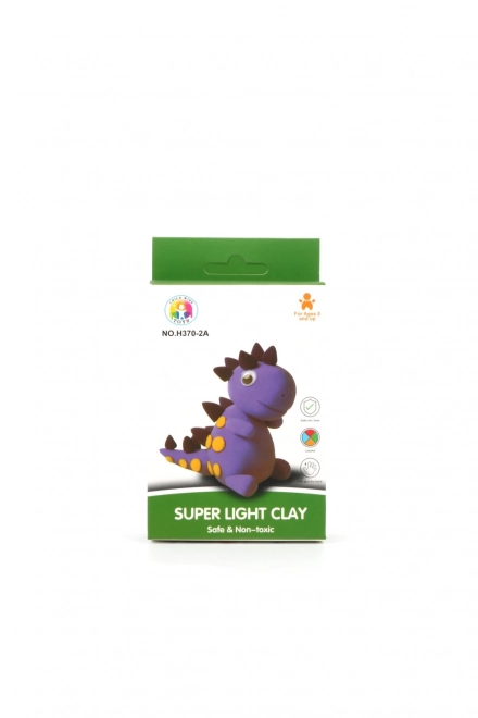 Dinosaurus z lehké modelíny pro děti