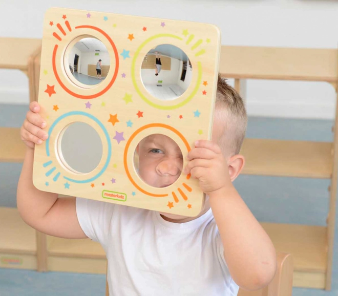 Masterkidz smyslová tabule se zrcadly a čočkami