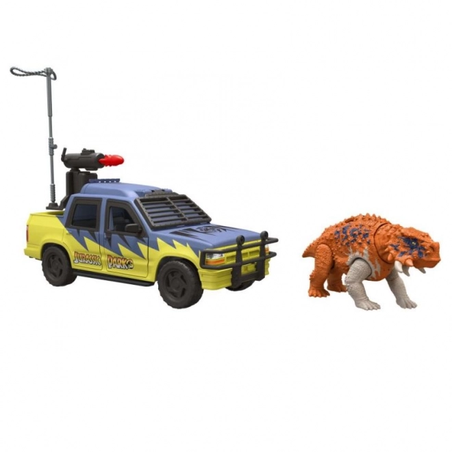 Jurassic Park Vozidlo a Dinosaurus Sada