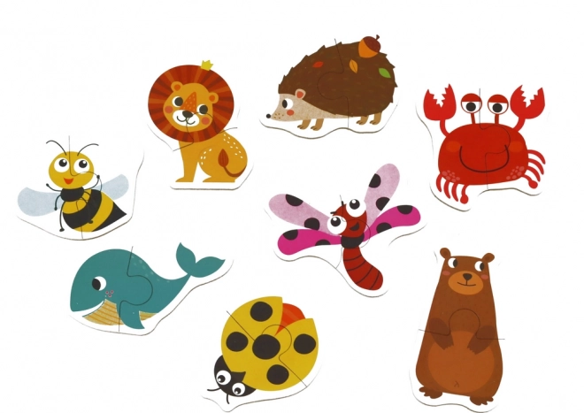 Edukativní puzzle se zvířátky