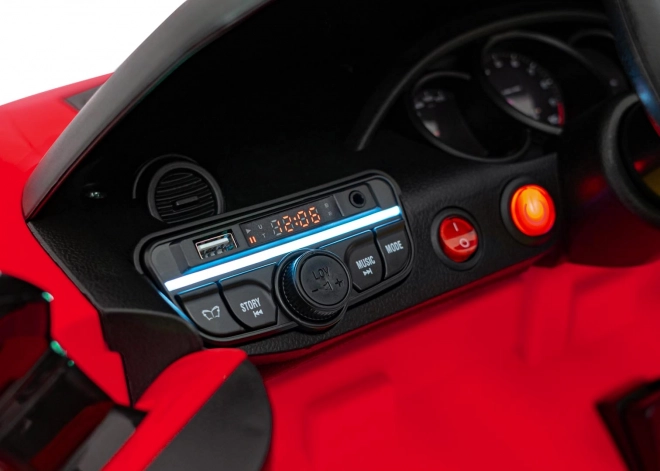 Dětské auto Porsche 718 – Červené