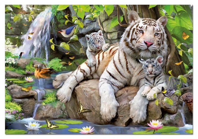 Puzzle 1000 prvků, Bengálští tygři