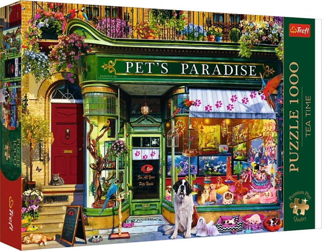 Puzzle 1000 dílků Premium Plus Ráj zvířat