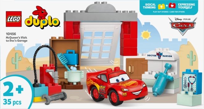 LEGO DUPLO Disney McQueen a návštěva v garáži doktora Hudsona
