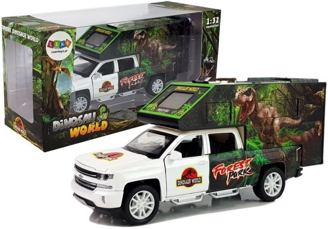 Karavan s Dinosaury Bílý