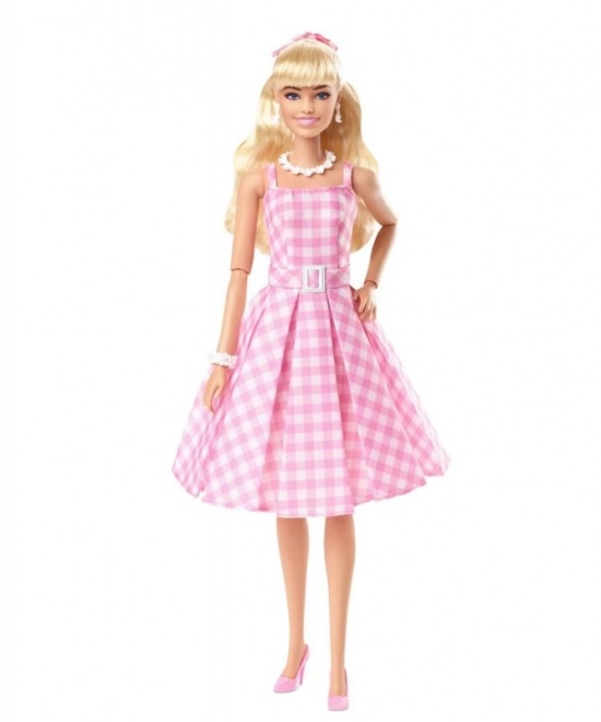 Filmová panenka Barbie Margot Robbie jako Barbie v růžových šatech