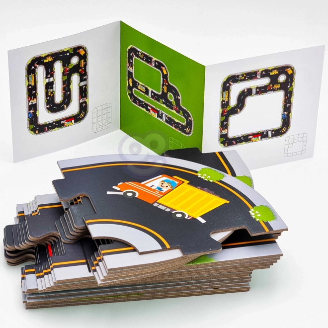 Tooky Toy Autopáska Puzzle