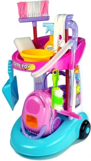 Barevný úklidový vozík