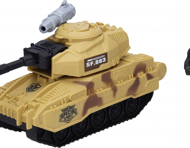 Tank s figurkou 25 cm