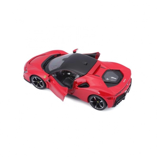 Model auta Ferrari SF90 Stradale červený 1:24 Bburago