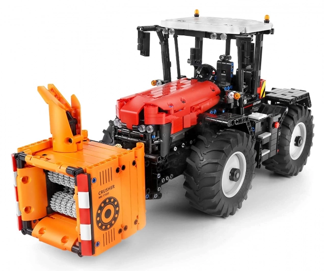Konstruktérská sada červený traktor s dálkovým ovládáním