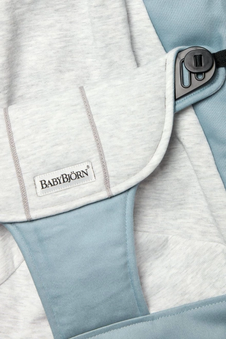 BABYBJORN - Potah na lehátko Balance Soft, modrá/šedá, bavlna/žerzej
