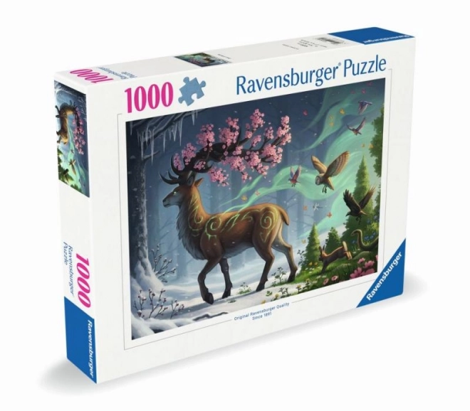 Puzzle Jarní Jelen Ravensburger 1000 Dílů