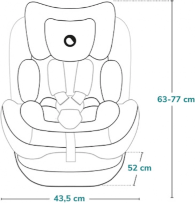 Dětská autosedačka Lionelo Bastiaan One i-Size modrá