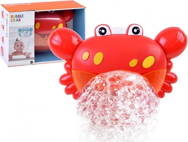 Krab na výrobu bublin do vany – červená