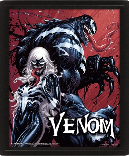 3D obraz Venom v rámu
