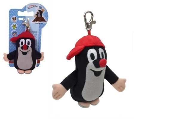 Krtek s kšiltovkou a karabinkou 10 cm